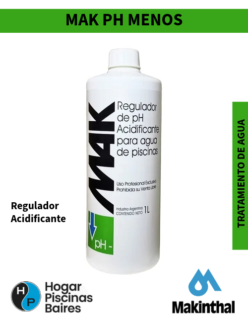 Mak Ph Menos Regulador Acidificante